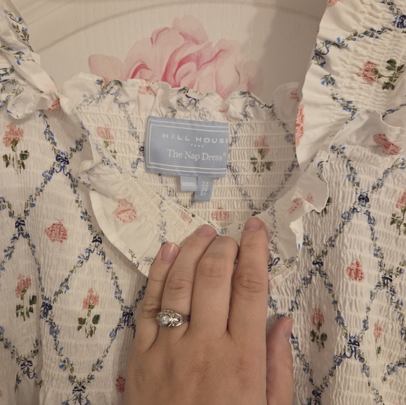 Hill House Home Butterfly Trellis Cotton Poplin Ellie Nap Dress XXXL - Picture 9 of 10